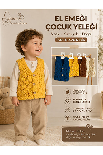 DUYGUNUN DÜKKANI Alize puffy bebek yelek yeleği bal peteği mode unisex