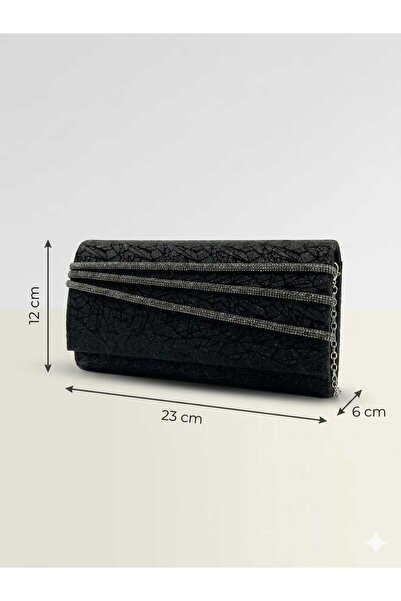 ZİVORA Women's Evening Dress Clutch Bag with Stone Detail Night Sparkle Clutc...
