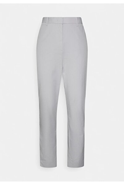 Marks & Spencer Pantaloni Chino de Damă, Stil Smart Casual, Bumbac, Gri Desch...