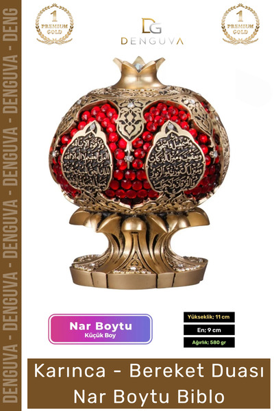 Denguva #Biblo Nakkaş Polyester Küçük Boy Dekoratif Sarı Obje Şık Hediyelik A...