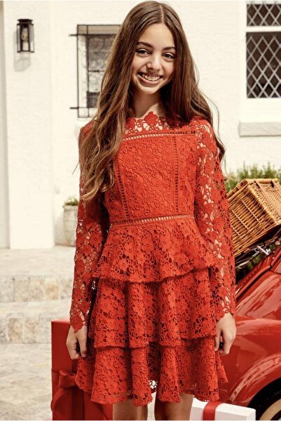 sunshine boutique15 فستان مارلو باللون الأحمر - ٤/٣ سنوات الطول ٥٤ سم الوسط ٥٤