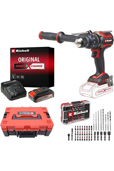 Einhell TP-CD 18/120 Li-i BL Akülü Vidalama Seti (2,5 Ah Akü ve Şarj Cihazı, ...