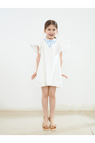 LC Waikiki I Zero Roba Collar Floral Girl's Dress from Freezen Store