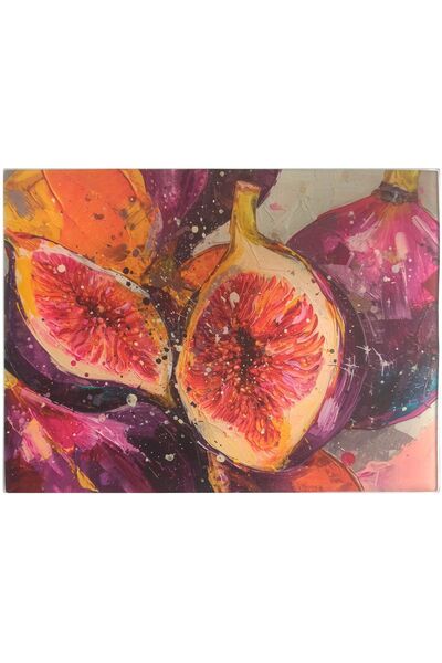 MONDEX Tocător din sticlă Prima Allesken Aria 40 x 30 cm Transparent 1 buc.