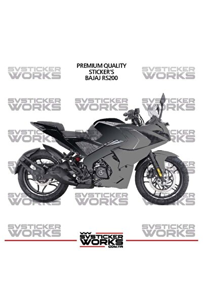 ARONA ملصق تزييني لـ Bajaj RS200، طقم جاهز لتزيين المحرك بلونين، جودة عالية