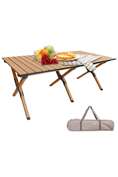 TAPIT Portable Folding Picnic Table with Carry Bag Folding Camping Table Alum...
