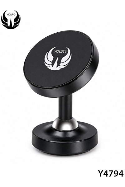 Youfo Y4794 Magnetic Phone Mount Stand 360° Swivel Strong Magnet Compact Univ...