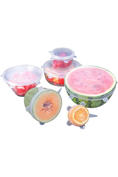 Arabest 6-Piece Silicone Stretch Lids,Reusable Food Storage,Leak-Proof,Multi-...