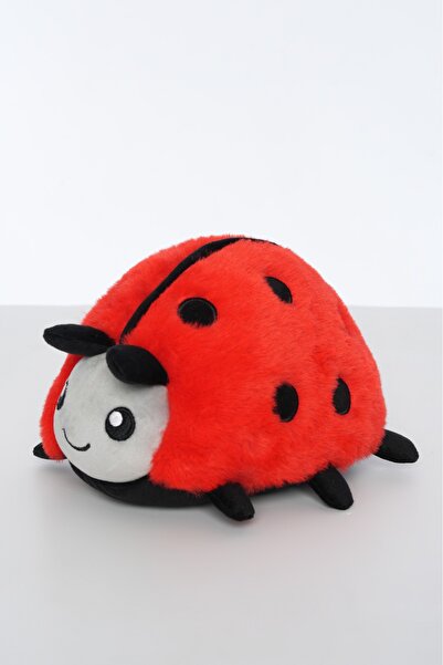Pufu Toys Kırmızı Uğur Böceği Peluş Oyuncak 40 cm