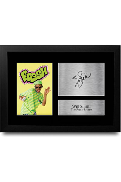 HWC Trading صورة موقعة ومطبوعة لويل سميث من فيلم The Fresh Prince، هدايا تذكا...