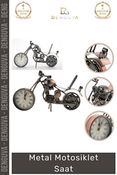 Genel Markalar #Saat Dekoratif Vintage Hediyelik Nostaljik Ofis Masası Motorc...