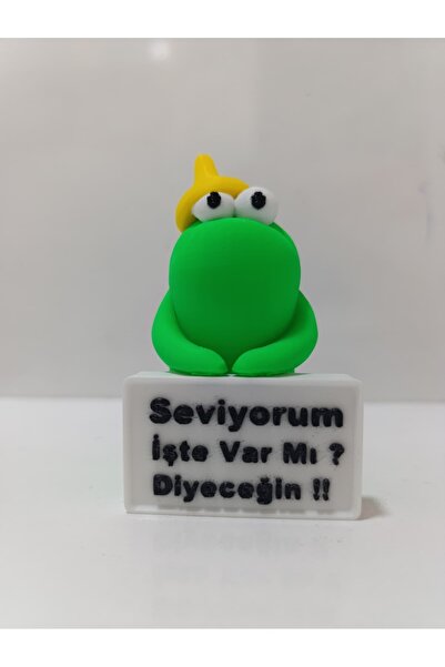 3Dikili design Komik Mesajlı MiniDeli Figür Masa Süsü – Sevgiliye ve Arkadaşa...