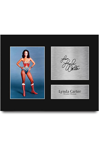 HWC Trading Lynda Carter Original Wonder Woman Gifts Printed Signed Autograph...