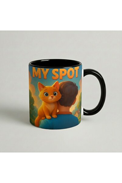 Petgifts Cana Cadou Personalizat Amuzanta Cu Mesaj My Spot - Ceramica 330 Ml