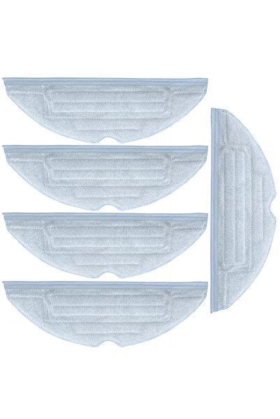 Litago Set 5 mopuri pentru aspiratoare Xiaomi Roborock, 30x11cm, alb