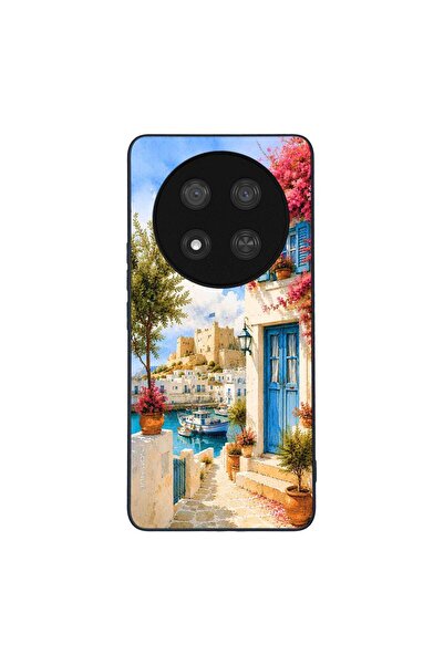 Sonique Θήκη Greek Island Muse Series για Honor Magic7 Lite 5G Ροδίτικο Λιμάνι