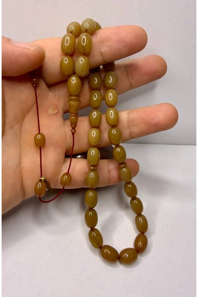 İskenderun Tesbihcilik Muhammed Tacir Skillfully Crafted, Well-Designed Amber Prayer Beads