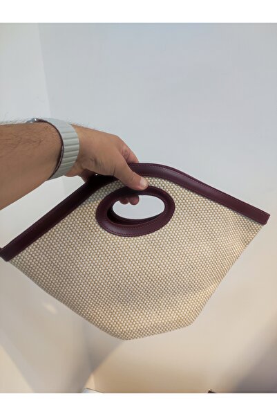Hasır Model El ve Omuz çantası