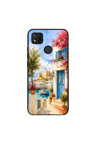 Sonique Θήκη Greek Island Muse Series για Xiaomi Redmi 9C / Redmi 10A Ροδίτικ...