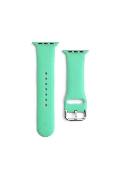 OEM Curea de ceas din silicon APS pentru Apple Watch 38/40/41mm - Verde mentă