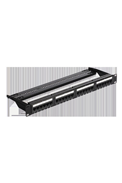 ASYTECH Networking Panou de patch-uri 1U, UTP cat5e, 24 porturi RJ45 - ASY-PP...
