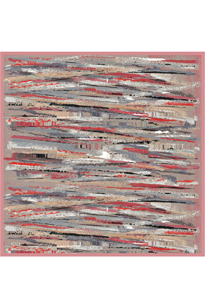 Aker Pink 90X90 Silk Twill Scarf
