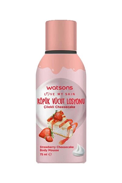 Watsons Love My Skin Strawberry Cheesecake Body Mousse 75 Ml