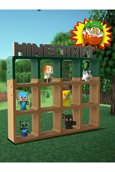 ArtiFex Hobi Minecraft Kinder Joy Sürpriz Figür Standı – Koleksiyon ve Sergil...