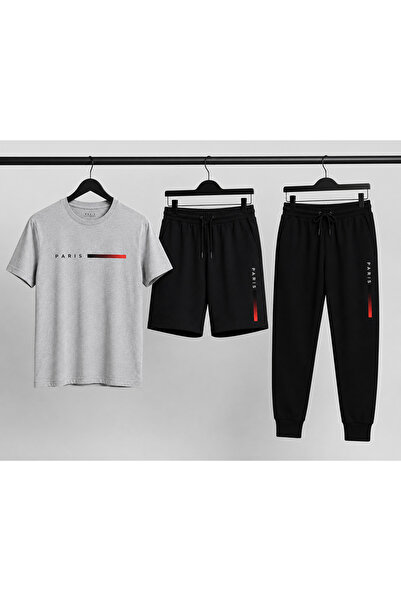 Gutsy TRICOU, PANTALONI DE TRENING, PANTALONI SCURȚI, COMBINARE 3 PIESE, SUBȚ...
