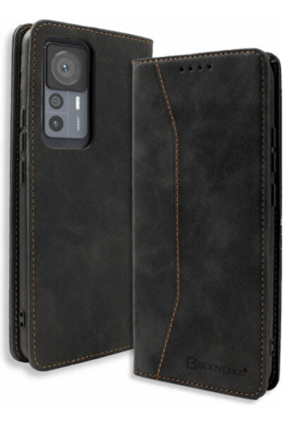 OEM Θήκη Βιβλίο από Συνθετικό Δέρμα Μαύρη (Xiaomi 12T, Xiaomi 12T Pro)