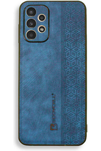 Other Δερμάτινη Πίσω Θήκη με Σχέδιο Bodycell Μπλε (Galaxy A13 4G) Κωδικός: BY...