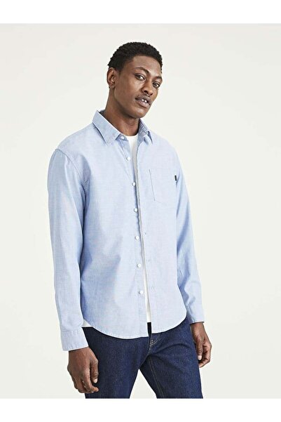 Dockers Stretch Oxford Mavi Gömlek Blue