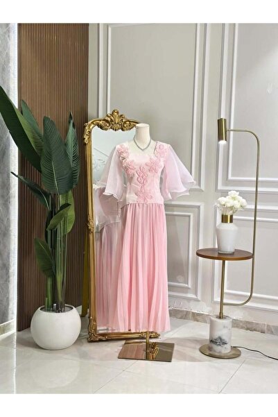 vanus fashion 7209 - فستان سهرة ميدي