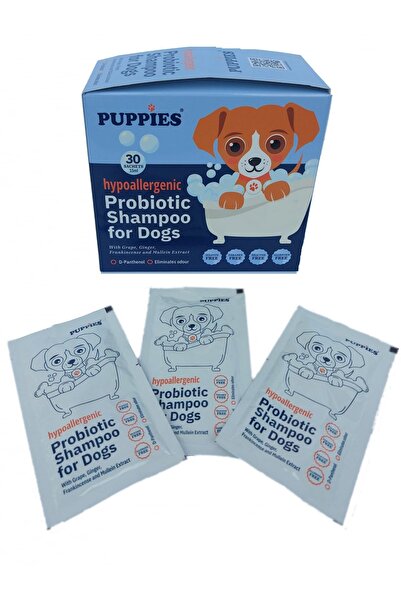 Puppies Șampon Probiotic Hipoalergenic, 15 ml x 30 Pliculețe, Cutie
