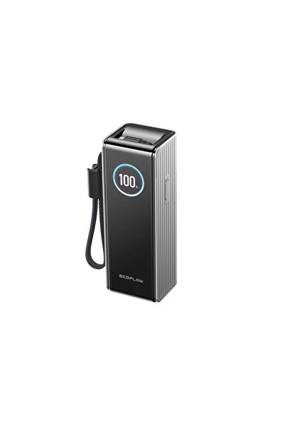 EcoFlow RAPID 25000mAh 170W Външна батерия с вградени USB-C кабели, сив