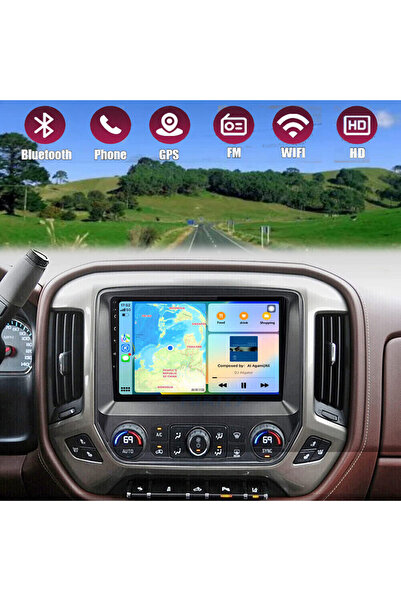 Carplayer Chevrolet Chevy Silverado & GMC Sierra android screen model 2014-20...