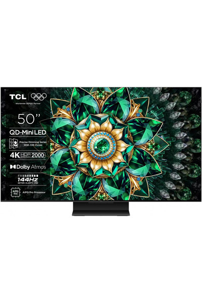 TCL 50Q7C Televizor inteligent 4K Mini-LED de 50 de inci cu Google TV (Model ...