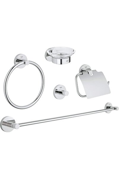 Grohe 5-in-1 Master Bathroom Essential Accessories Set, 40344001