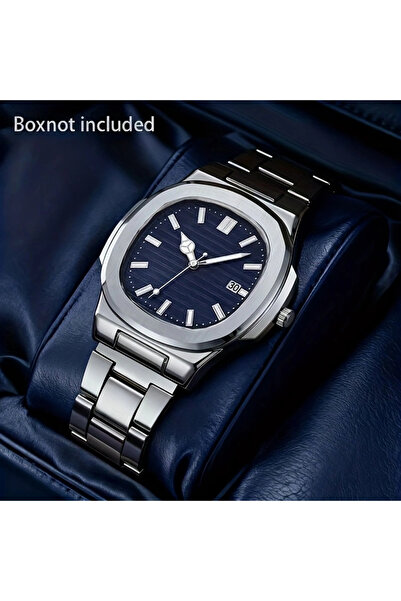Nobrand Men's Watch with Square Face, & Analog Display - Elegant Dress Watch ...