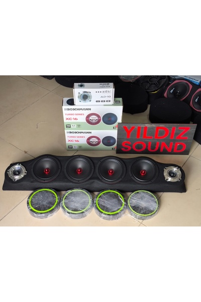 patili tasarım 16 cm Pandizot Set Dolu Dolu 4 Adet Midrange Domtiz İsikli Kap...