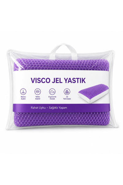 Nirvana Bedding 40*60*14 cm Visco Jel Yastık.Kaliteli Yastık.Ortapedik Yastık...