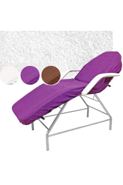 Beautyfor Cearceaf mov din bumbac - Κάλυμμα καναπέ, μωβ, 100 x 215 εκ.