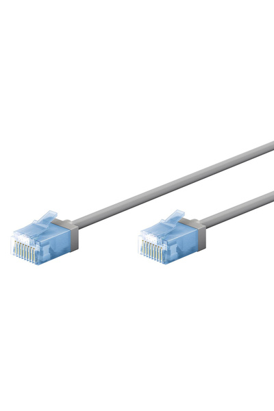 goobay καλώδιο δικτύου 74226, CAT 6A U/UTP, ultra slim, copper, 500MHz, 7.5m,...