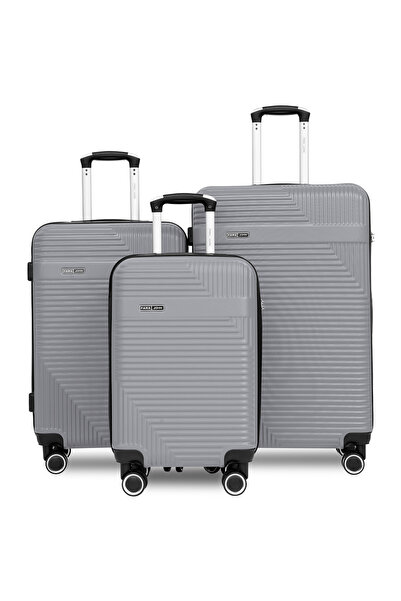 PARAJOHN Travelux 3 Piece Luggage Set with Combination Lock & 8 Spinner Wheel...