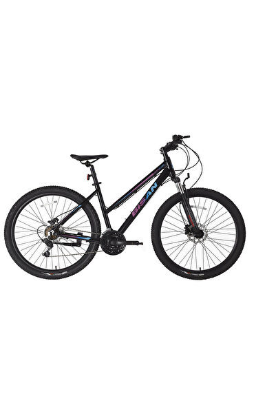 Bisan ATHENA KADIN DAĞ BİSİKLETİ 43CM HD 26 JANT 21 VİTES PARLAK SİYAH MAVİ MOR