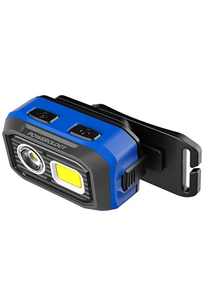Powerology BrightVision Rechargeable LED Headlamp Black