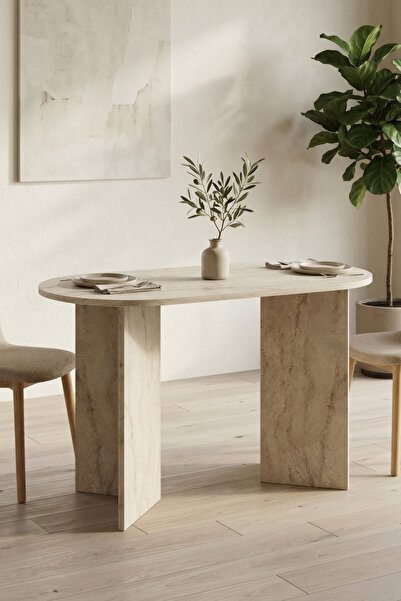 Skandi homeworks Nardo Mutfak Masası 110x50 cm Yemek Masası 4 Kişilik Masa