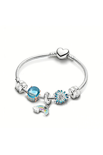 PandoraStore Green charm bracelet