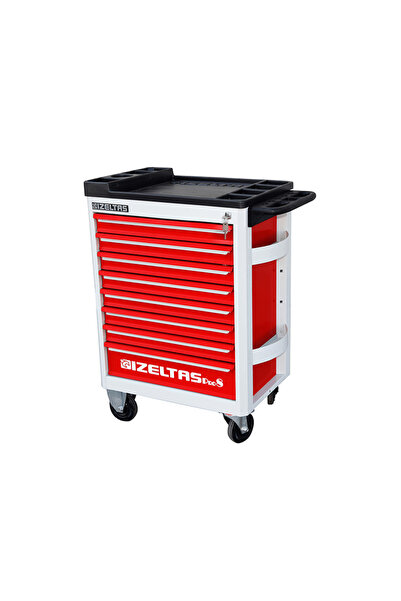 İzeltaş 8241001209 Pro 8 Mobil Takım Dolabı 8 Çekmeceli Dolu