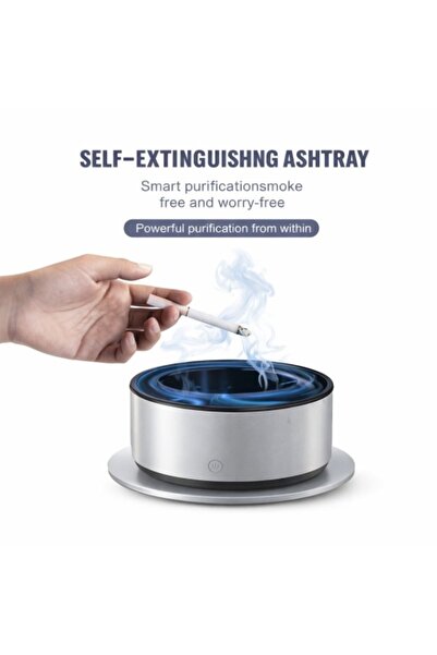Deliny Scrumieră electrică cu purificator de aer și filtru de fum, sistem aut...